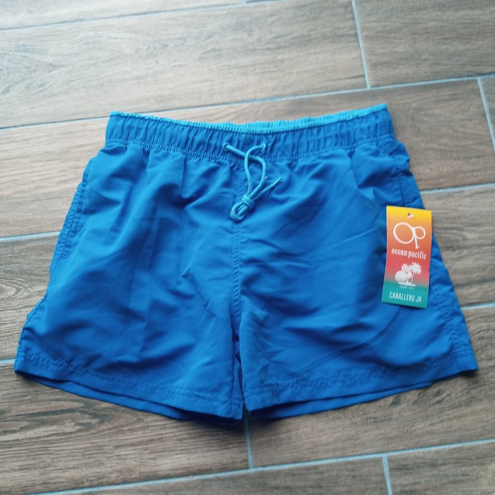Ocean Pacific Board Shorts - "Classic Blue"